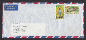 1977 St Vincent 50th anniv Girl Guides commercial usage Philatelic forms