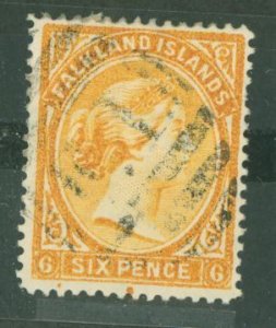 Falkland Islands #16v Used Single