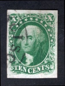 SCOTT #13 - USED -XF - Light Creases - w/PF Cert. - SVC $750  (LB 7/10/23)