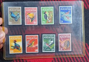 *OFFER* MALAYSIA BIRDS 1965 COMPLETE SET SG 20 - 27 MNHOG