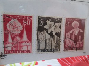 Belgium #482-4 used set 2022 SCV = $2.95