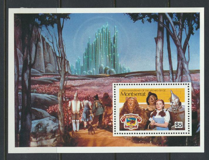 Montserrat    SG  MS801 SC#725 50th Anniv of Wizard of Oz 1989