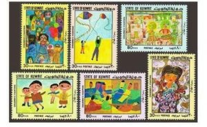 Kuwait 784-789, MNH. Michel 826-831. Children Paintings, 1979. 