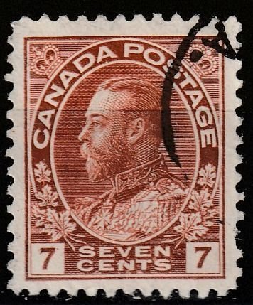 Canada Admiral Issue SC# 114 Used Clean Back VF  (722)