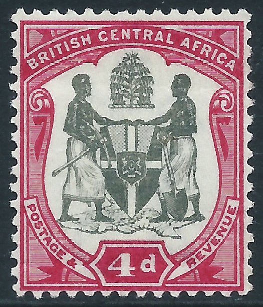 British Central Africa, Sc #46, 4d MH