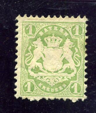 Bavaria 1875 - Sc# 33 MH