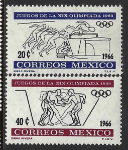 Mexico 974-75 MNH OLYMPICS 278B