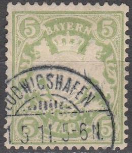 Bavaria #76 F-VF Used  CV $57.50  (A13396)