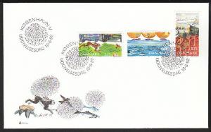 Denmark 961-963 Environment U/A FDC
