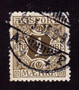 Denmark P11 Newspaper Stamp 1914