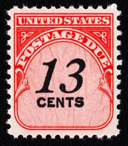 US J103 MNH VF 13 Cent Postage Due - Shiny Gum