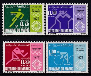 Morocco 262-265 Summer Olympics MNH VF