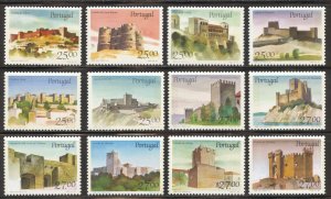 Portugal Scott 1688-95,1723-26 MNHOG - 1987-88 Castles Issue - SCV $9.00