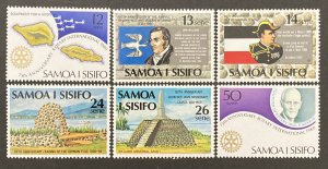 Samoa 1980 #525-30, Rotary International, MNH.