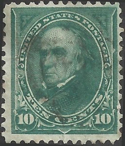 # 258 Dark Green Used MINOR FAULT Daniel Webster