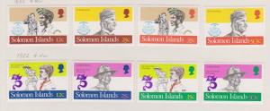 Solomon Islands Sc#481-488 MH