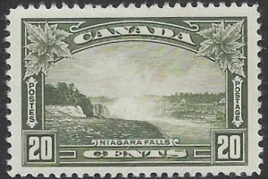 Canada 225  1935  20 cent  VF Mint  NH