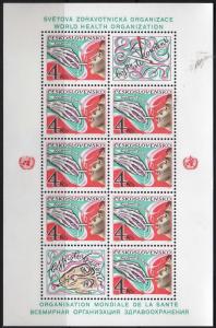 Anti smoking -  #2383  s/s of 8+2  -  MNH