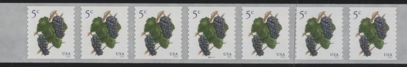 5038 5c Grapes PNC7 MNH 4830 Bottom Number on Back