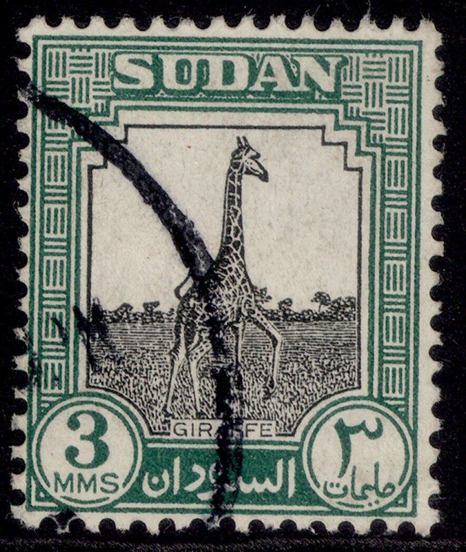 SUDAN GVI SG125, 3m black & green, FINE USED.