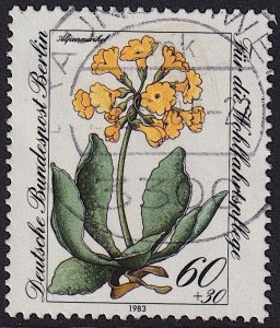 Germany Berlin - 1983 - Scott #9NB205 - used - Flower