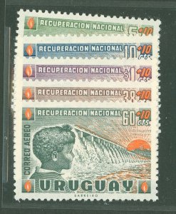 Uruguay #B5-7/CB1-2 Mint (NH) Single (Complete Set)