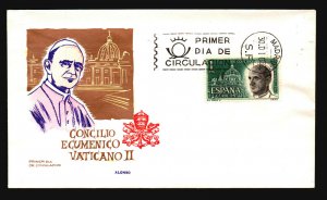 Spain 1965 Vaticano II FDC / Alonso Cachet / UA - L3677