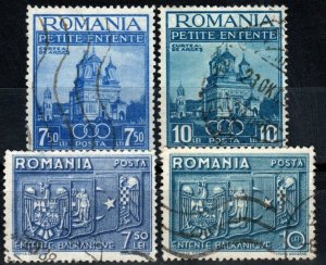 Romania #467-8, 470-01 F-VF Used CV $3.60 (X7320)