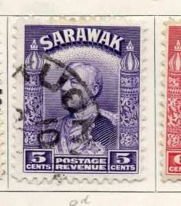 Sarawak 1934 Early Issue Fine Used 5c. NW-111354