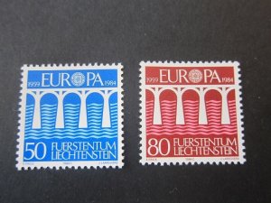 Liechtenstein 1984 Sc 779-80 set MNH