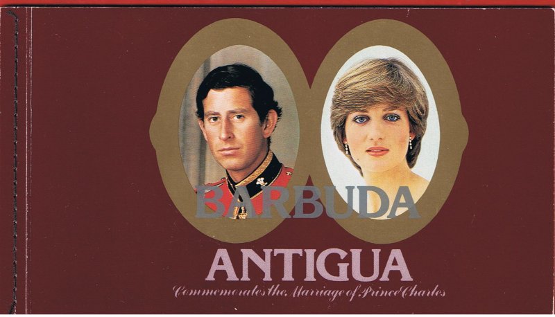 Antigua #627 MNH S/A Royal Wedding Booklet  Free S/H