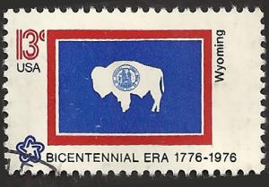 # 1676 USED STATE FLAG WYOMING