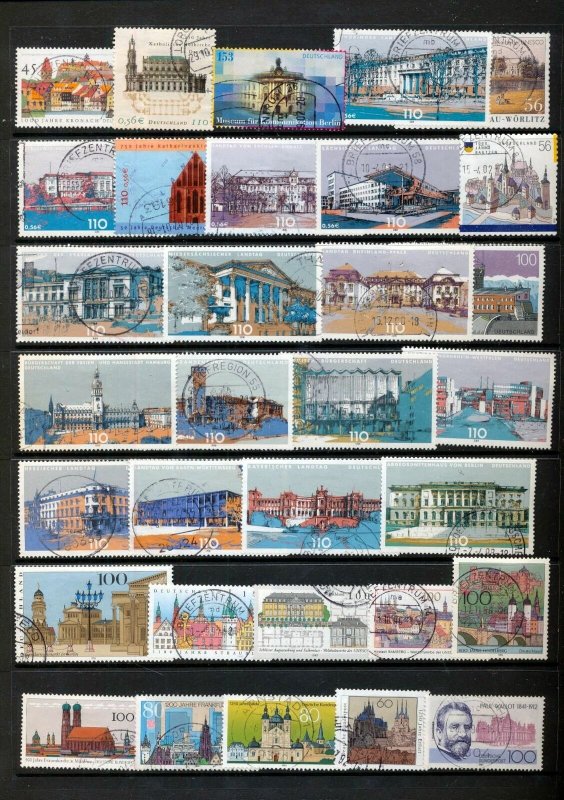 Germany West Berlin Trains Air Ships Vehicles Used Collection(120+)H00598