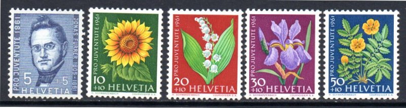 SWEDEN B308-B312 MH SCV $4.55 BIN $2.30 FLOWERS