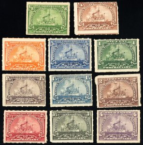 US Stamps # RB20-30 Revenue MH F-VF Scott Value $83.00