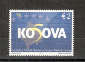 KOSOVO - MNH STMP - 5 YEARS OF INDEPENDENCE - 2013.