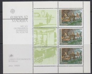 Portugal & Colonies - 1982 - Mi. Sheet 3 (CEPT) - MNH - EU129