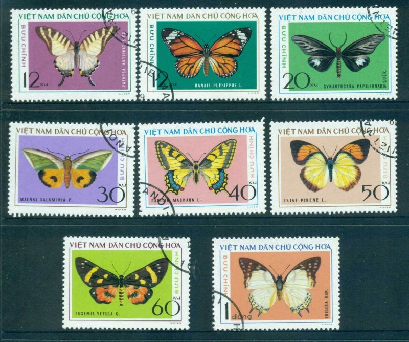 Vietnam North 1976 Butterflies FU lot33879