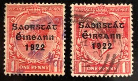 Ireland Scott# 45 Used VF(2) Cat. $1.50