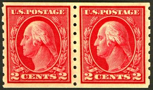 U.S. #413 MINT PAIR OG NH