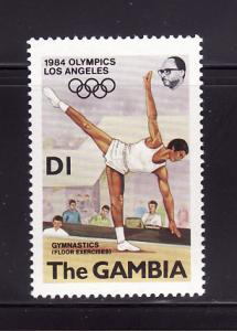 Gambia 511 MNH Olympics, Sports, Gymnastics