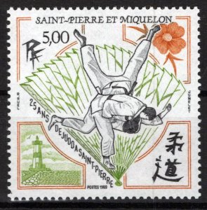 St. Pierre & Miquelon 513 MNH Sports Games Judo Competitions ZAYIX 0524S0158M