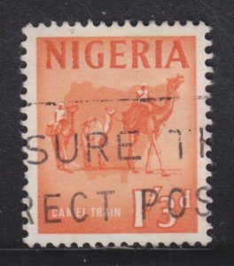 Nigeria 109 Camel Train and Map 1961