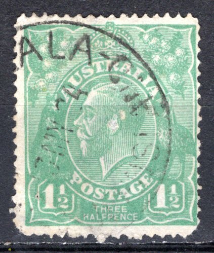 Australia; 1923: Sc. # 25:  Used Single Stamp