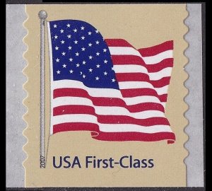 US 4132 Flag First Class NDN 41c coil single APU (1 stamp) MNH 2007 