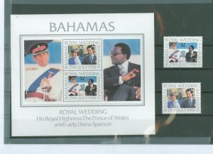 Bahamas #490-491a  Single (Complete Set)
