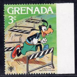 Grenada 1979 Disney/Year of the Child (IYC) Major Error one side IMPERFORATED !!