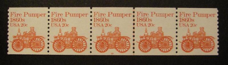 Scott 1908, 20 cent Fire Pumper, PNC5, #10, MNH Beauty