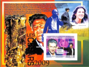 A0558 - GUINEE Guinea - ERROR  IMPERF SHEET - 2009 Cinema  CASSEL Bellucci