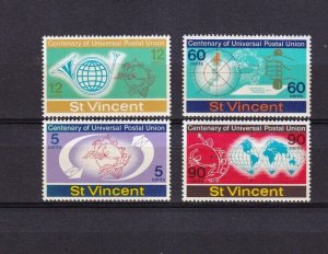 SA27a St Vincent 1974 100th Anniv Universal Postal Union, stamps